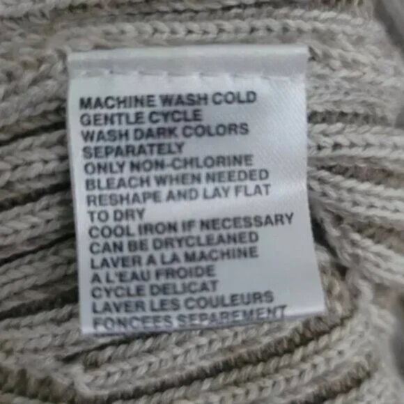 Tommy Bahama XL Half Zip Pullover Sweater Size XL Cream Casual Knit - Picture 8 of 8